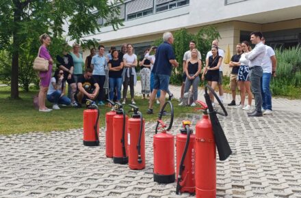 Brandschutzübung im Ambulanten Rehabilitationszentrum Klagenfurt